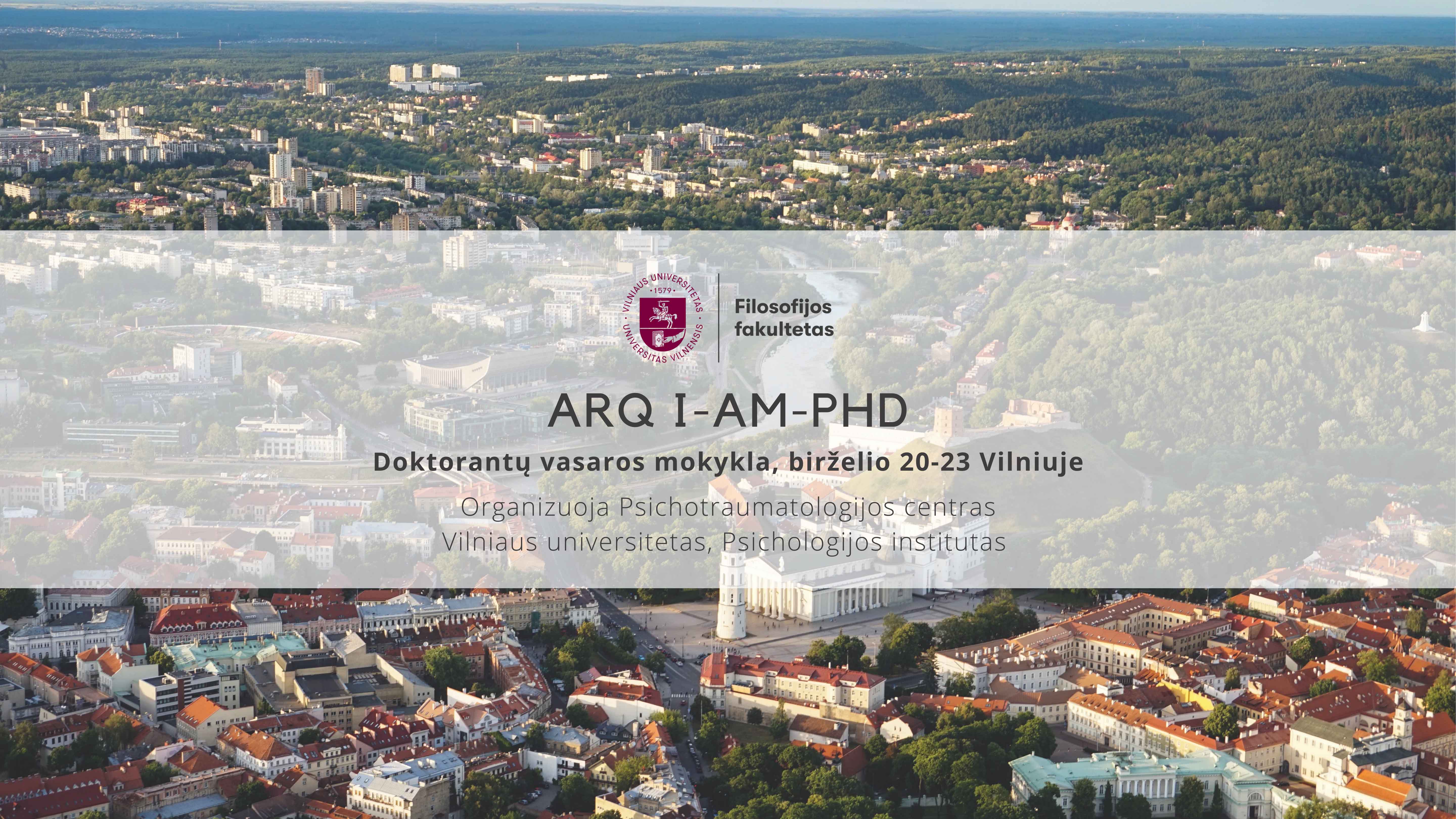 ARQ I AM PhD VILNIUS