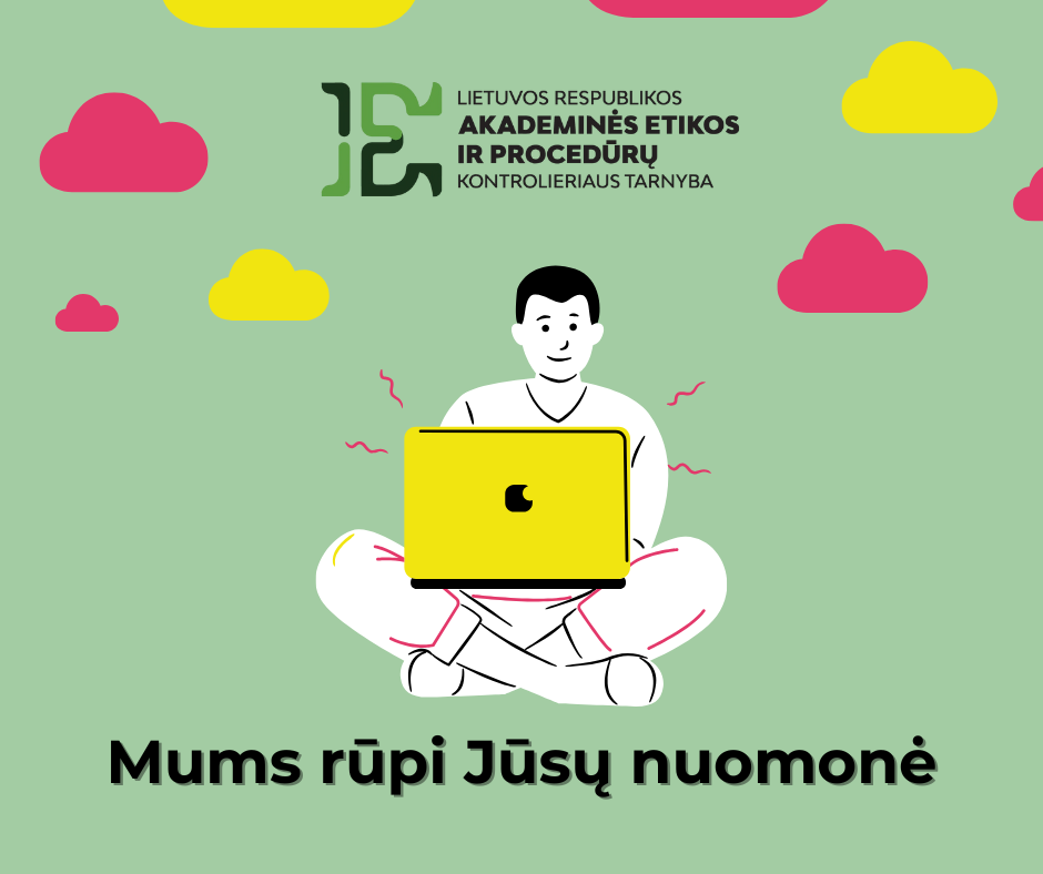 Atsakingo mokslo Baromentas 2026 Paveikslėlis. Mums rūpi jūsų nuomonė