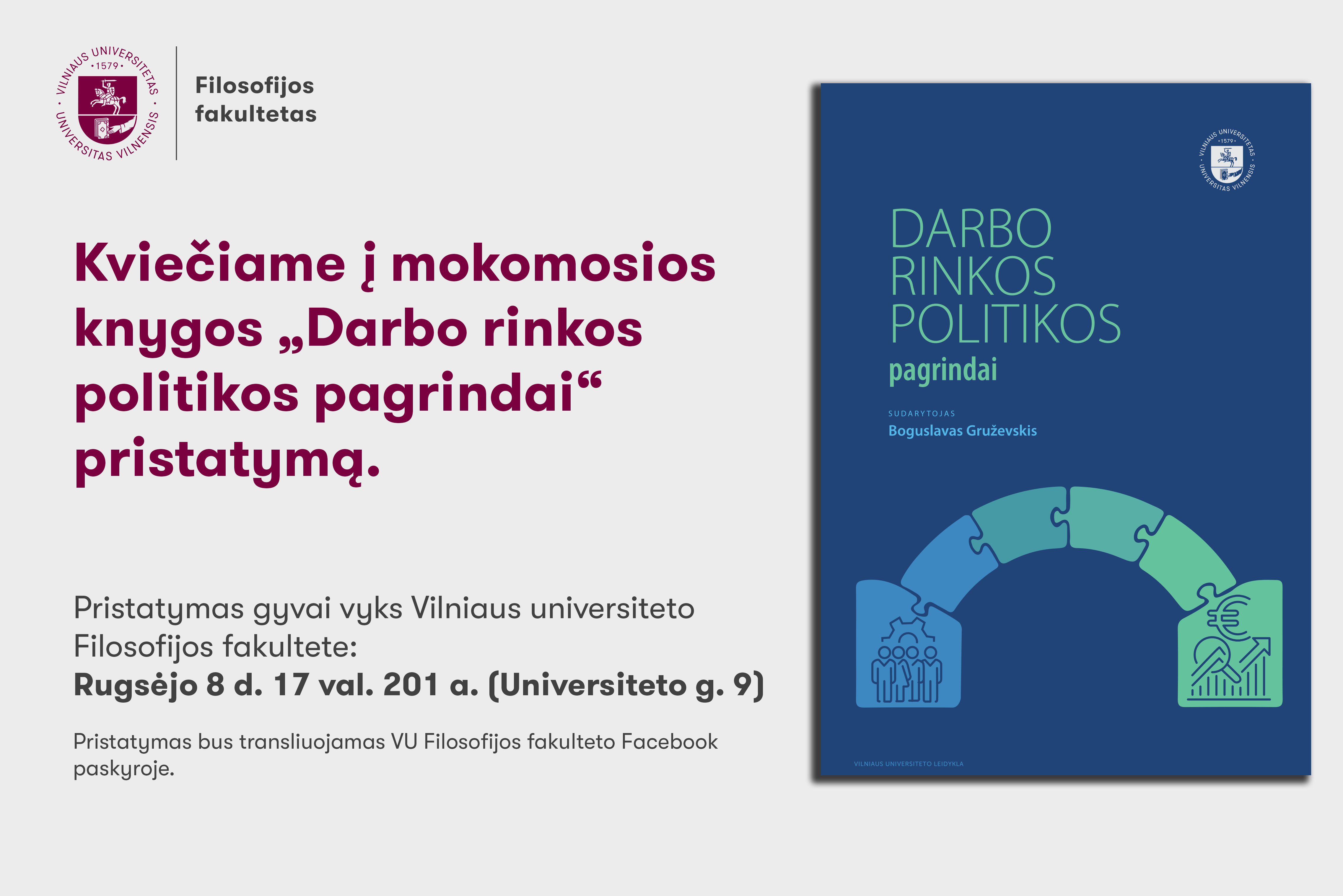 Kvietimas į Socionomų forumą Darbo rinkos politikos pagrindai