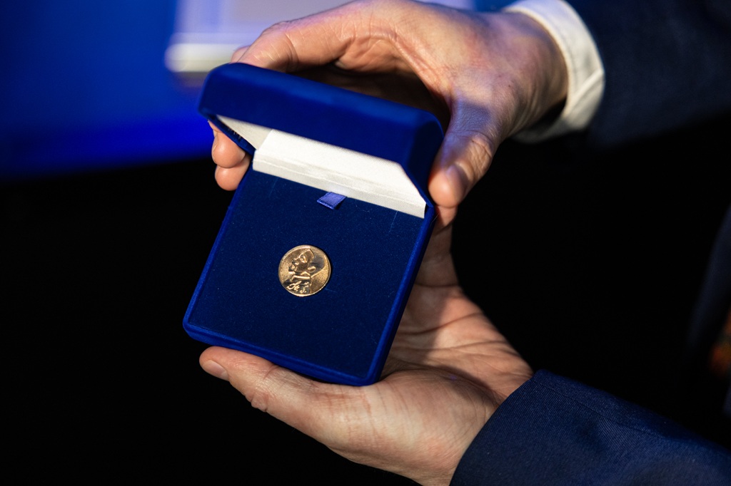 Laurynas Peluritis Šalkauskio premija. Gintarės Daknytės nuotrauka 3