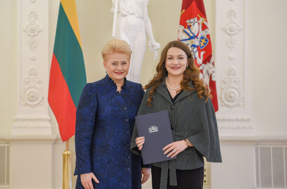 Dalia Grybauskaitė ir Živilė Pabijutaitė