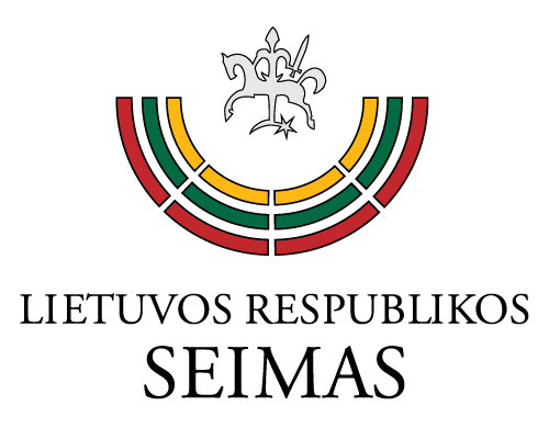 Seimo logotipas spalvotas etaloninis
