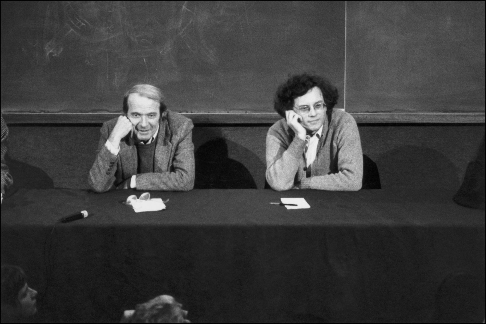 Gilles Deleuze kairėje ir Felix Guattari c Gerry Images