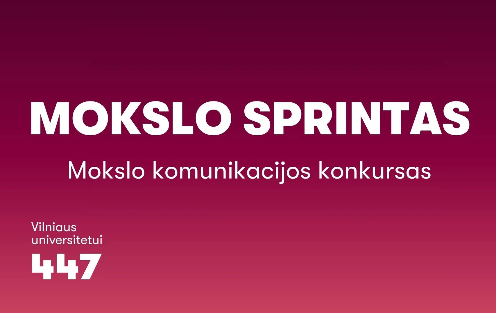 Mokslo sprintas 447 TV