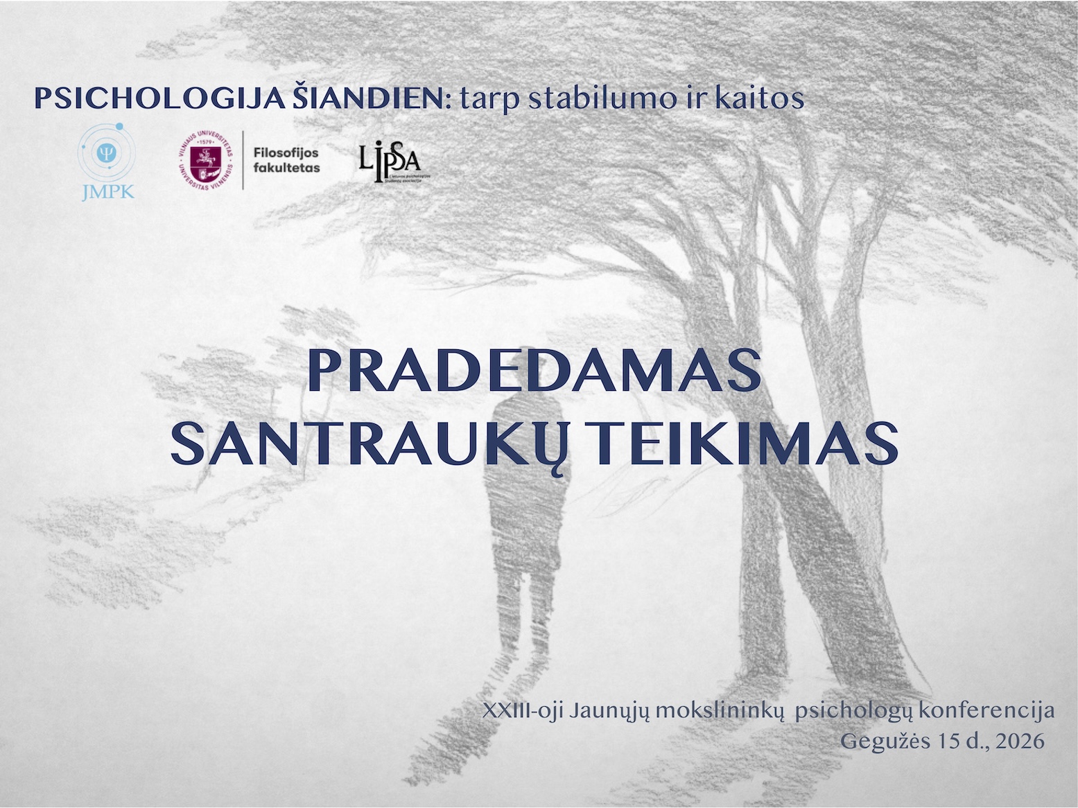 Santraukų teikimo skelbimas